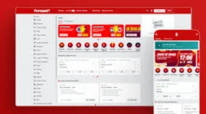 Bilhete de aposta preenchido na Superbet